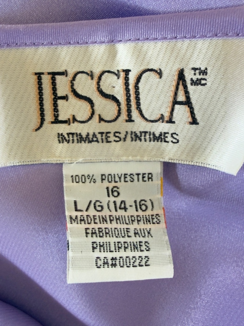 Vintage Lilac Satin Slip Maxi Dress | Y2K Lavender Floral Slip | 90s Minimalist - Picture 7 of 7